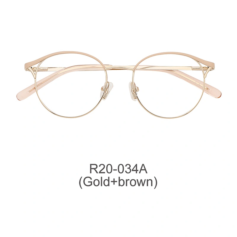 Good quality fashion round metal optical frame glasses eyeglasses optical frame