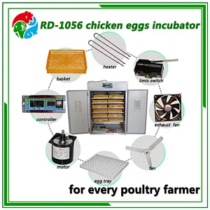 1056 chicken egg incubator