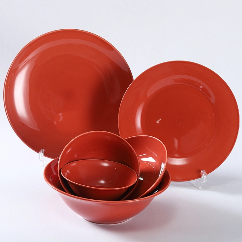COLOR GLAZE DINNER SET