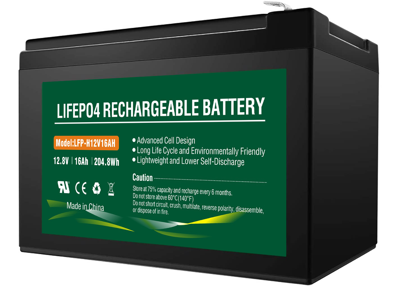 12V 16AH DEEP CYCLE LiFePO4 Akku mit BMS