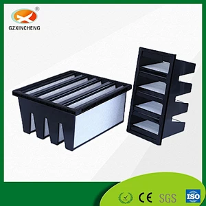 H14 V-shape Combined Panel HEPA Air Filter
