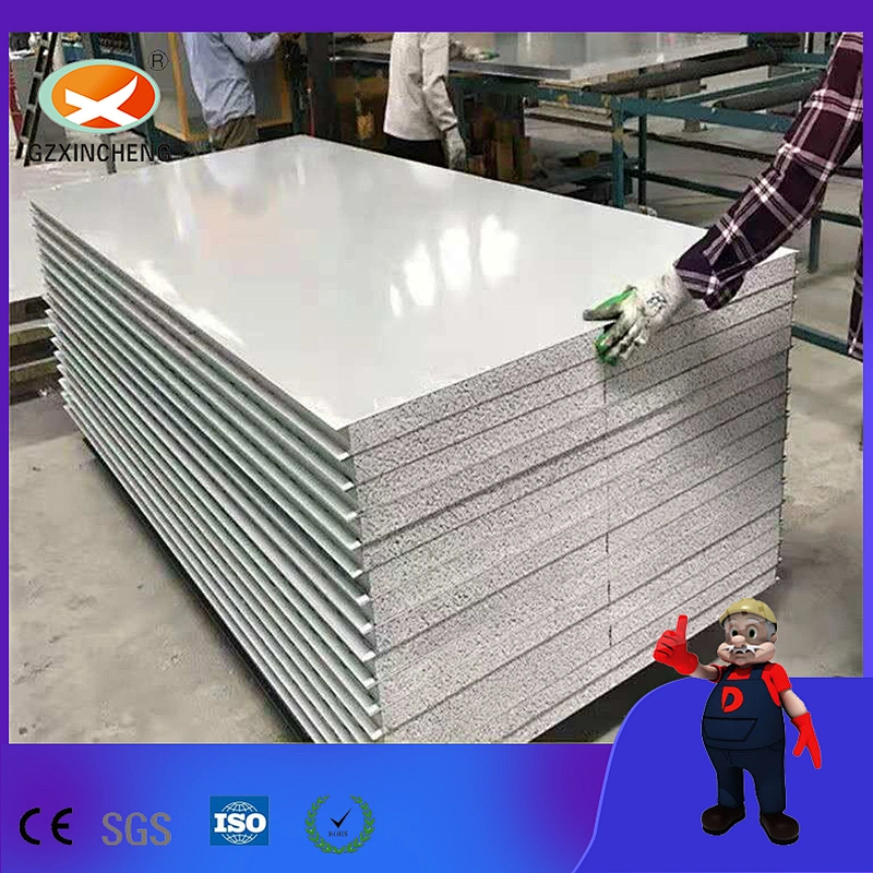 Panel sándwich de silicato ignífugo para casa prefabricada