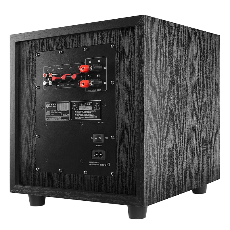 豪韵 ASW-850超重有源低音炮8寸10家用客厅无源音响