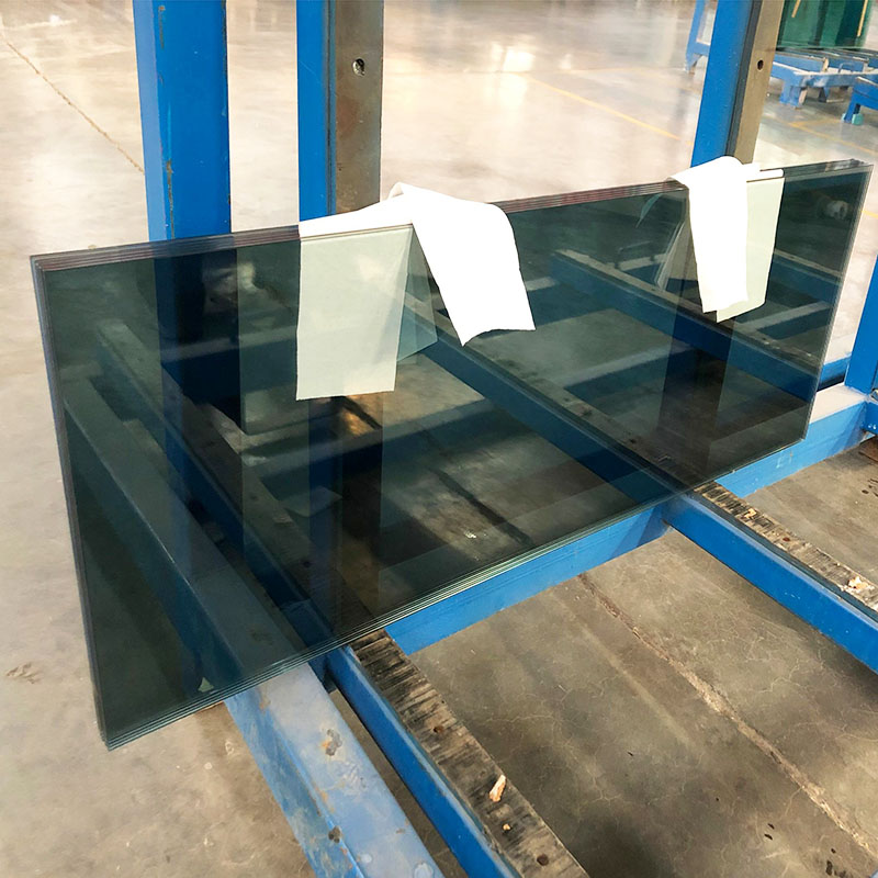 Crystal grey tinted tempered toughened safety glass