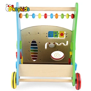 Best Design Wooden Walker For Toddlers For Push Along W08J001