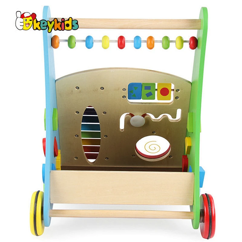 Best Design Wooden Walker For Toddlers For Push Along W08J001