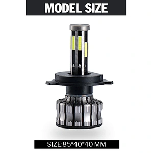 Led H4 Car Head Light All Weather 8 Side Headlight For Car Front Headlamp