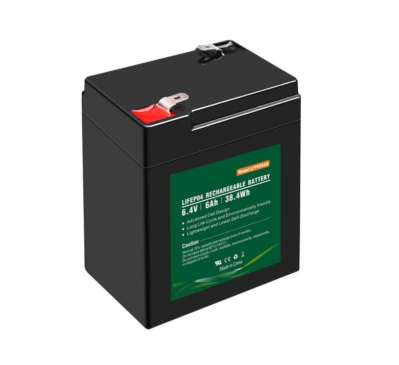 6,4 V 6AH LiFePO4-Akku mit BMS