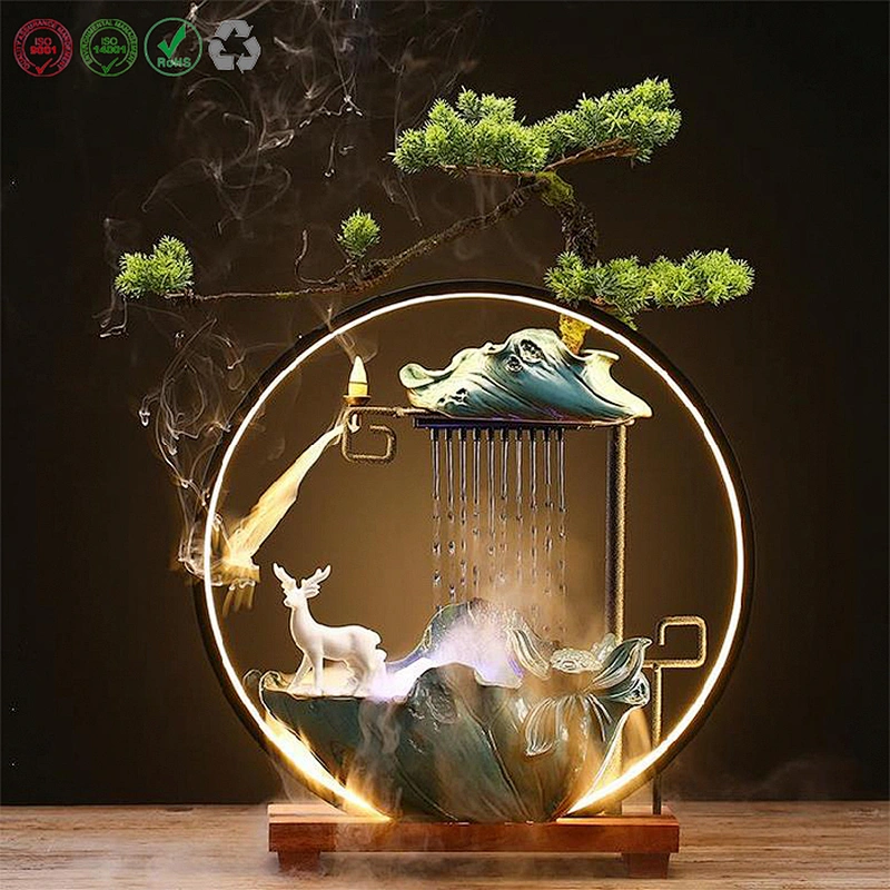 Crafts Fountain Lucky Waterscape Decoration