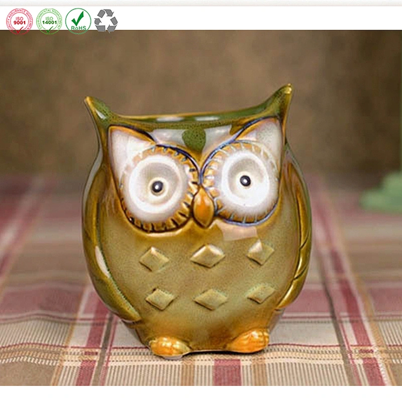 Owl Shape Flower Pots For Fleshy