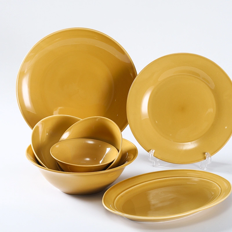 COLOR GLAZE DINNER SET