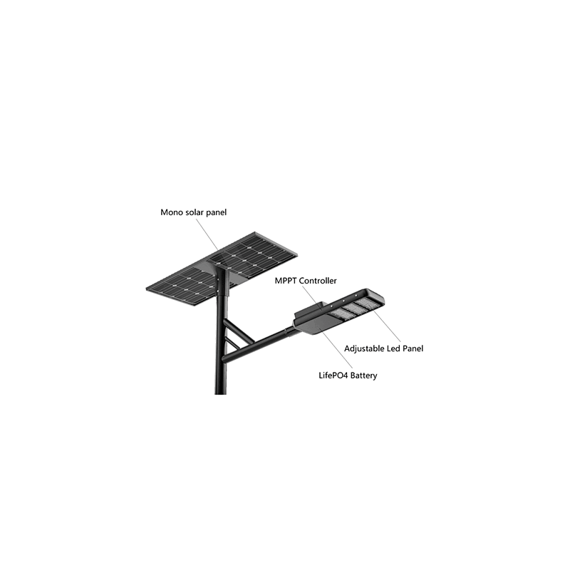 Semi-Integrated Solar Street Lights