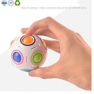 Magic Rainbow color puzzle ball