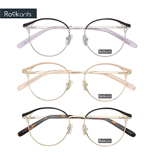 Good quality fashion round metal optical frame glasses eyeglasses optical frame