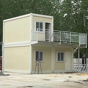 China Sandwich Panel Luxury Modern Villa Tiny Log Prefabricated Prefab House Luxury Price for Sale Container House