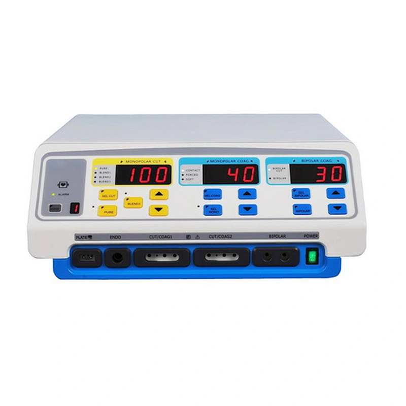 LED High Frequency monopolar and bipolar Electrosurgical Unit ESU Diathermy Machine