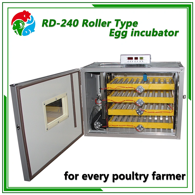 240 chicken roller egg incubator