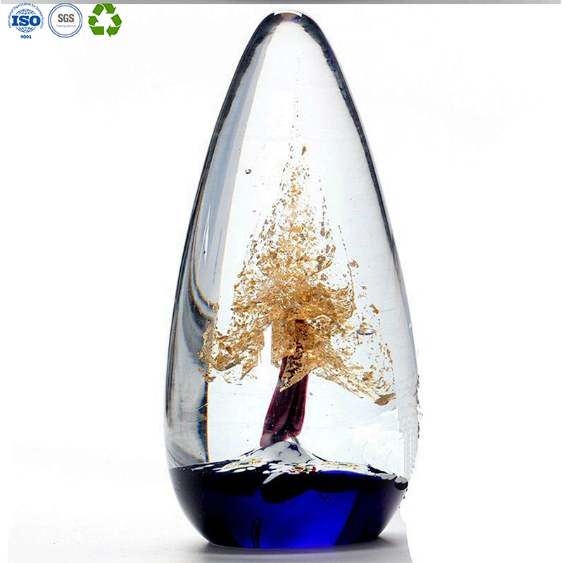 Clear crystal ornament ball tree inside decoration