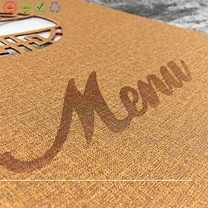 Menu cover multiple holder plastic sheets