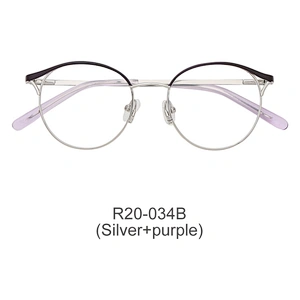 Good quality fashion round metal optical frame glasses eyeglasses optical frame