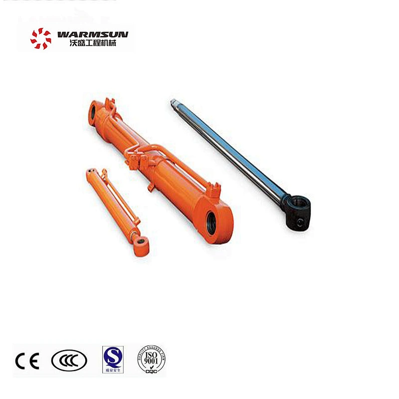 ISO Rustproof Bucket Hydraulic Cylinder Steel Excavator Hydraulic Parts