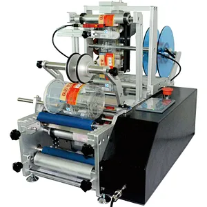 TK-T-82020 Semi-automatic round bottle labeling machine