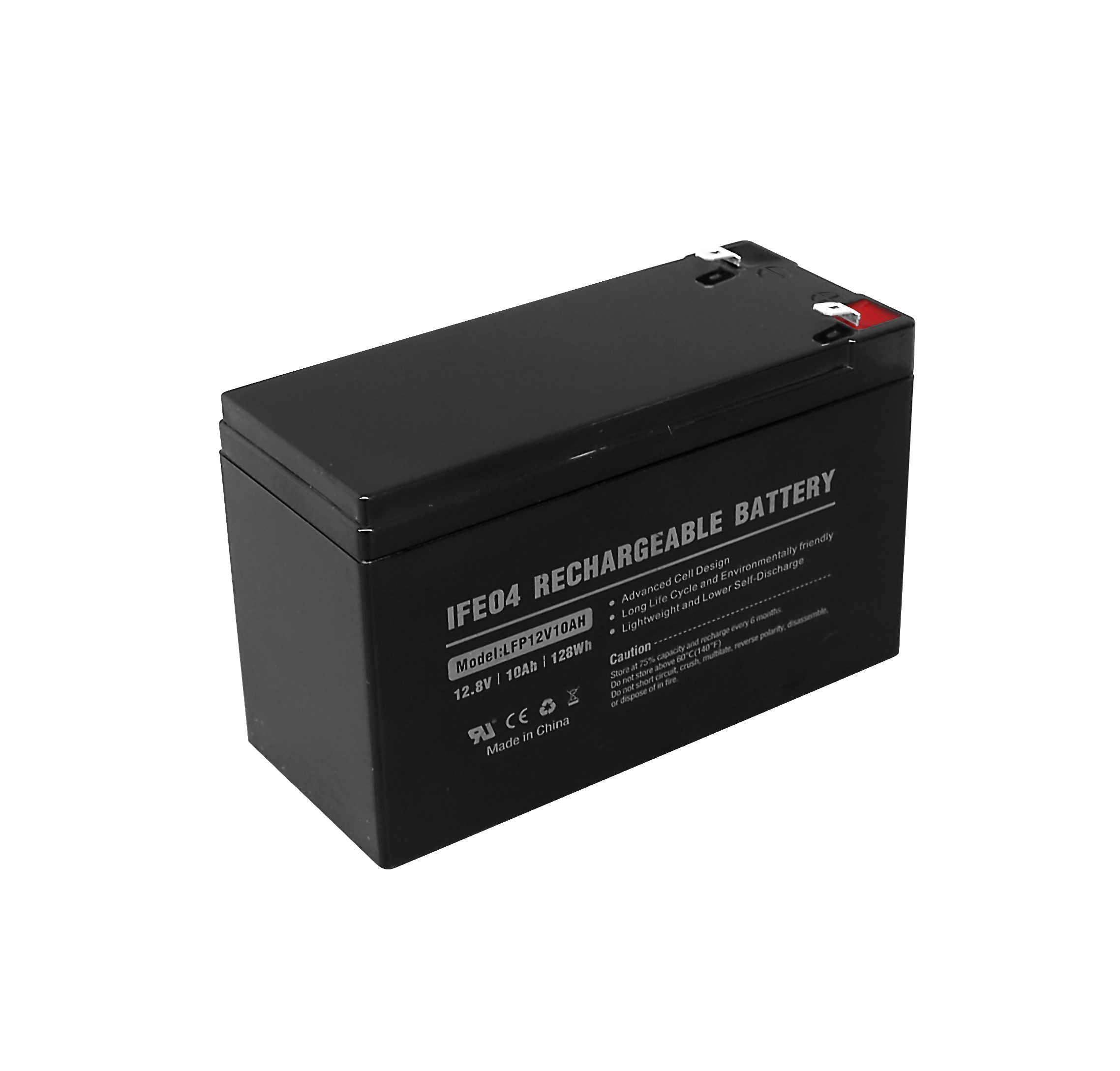 Paquete de baterías LiFePO4 de ciclo profundo de 12V 10AH con BMS