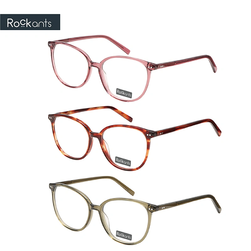 Fashionable Frames Acetate Ready Made Colorful High Quality Woman Optical Frames