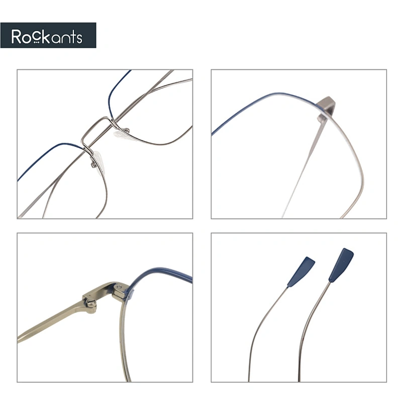 Wholesale custom big full rim hexagonal fashion unisex metal stainless steel optical eyeglasses frame