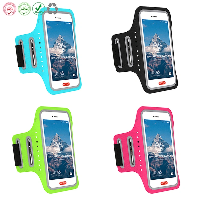 Smart touch waterproof cell phone armband case
