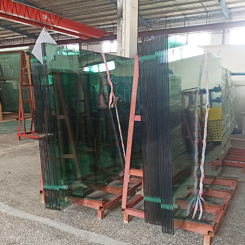 Vidrio de seguridad esg templado templado transparente de 6 mm de espesor
