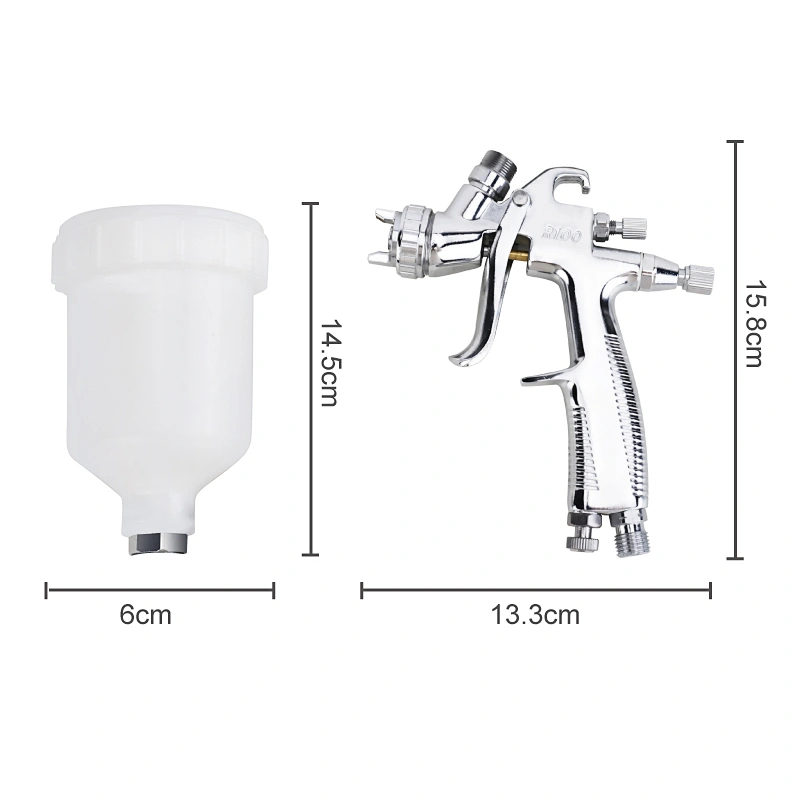 RONGPENG R100 High Technical Air Paint Spray Gun Touch Up Spray gun For Water-based Paint Auto Car Refinish