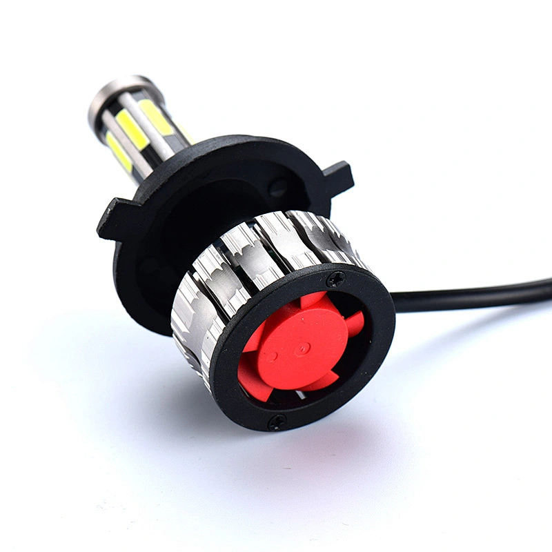 Led H4 Car Head Light All Weather 8 Side Headlight For Car Front Headlamp