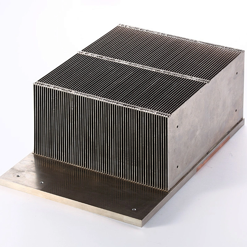 Aluminum copper pipe cooling plate heatsink