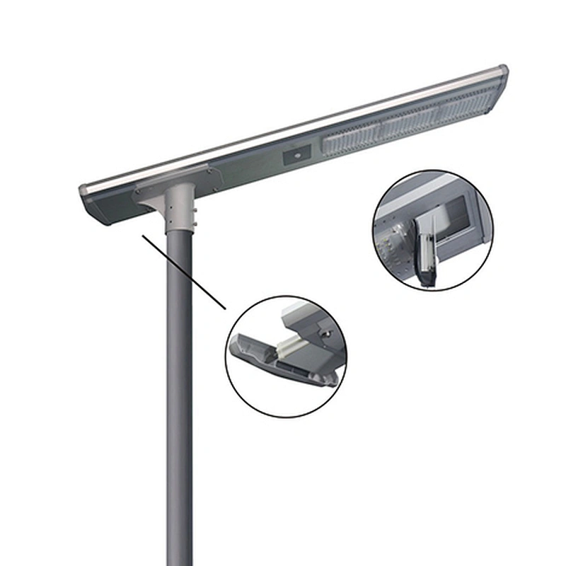 80W Solar Integrated Street Light