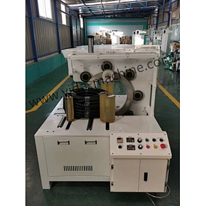 Corrugated pipe coil auto wrapping machine