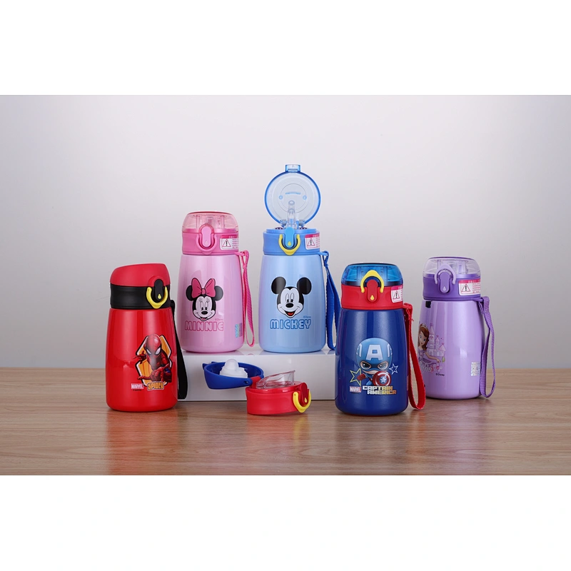 Children Custom flask thermal eco friendly stainless steel gym water bottle