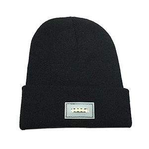 LED light acrylic knitted hat
