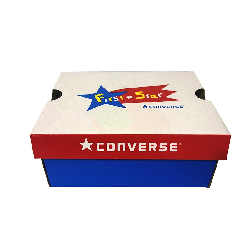 Shoe box, Foldable shoe box,Strong hardness cardboard box corrugated kraft paper colored shoe box  Flip rectangular boot box can be customized