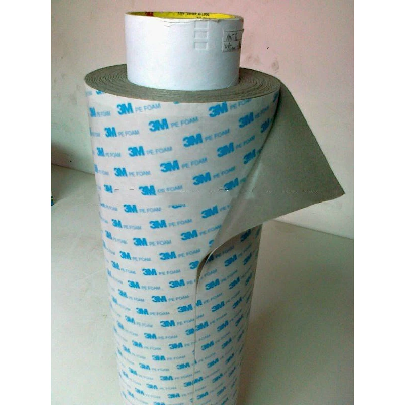 3M PE foam 1mm thick black foam tape 3M 1600TG