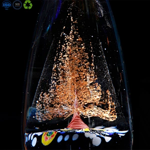 Clear crystal ornament ball tree inside decoration