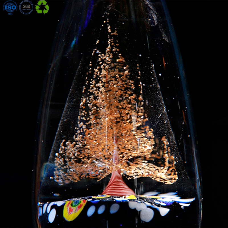 Clear crystal ornament ball tree inside decoration