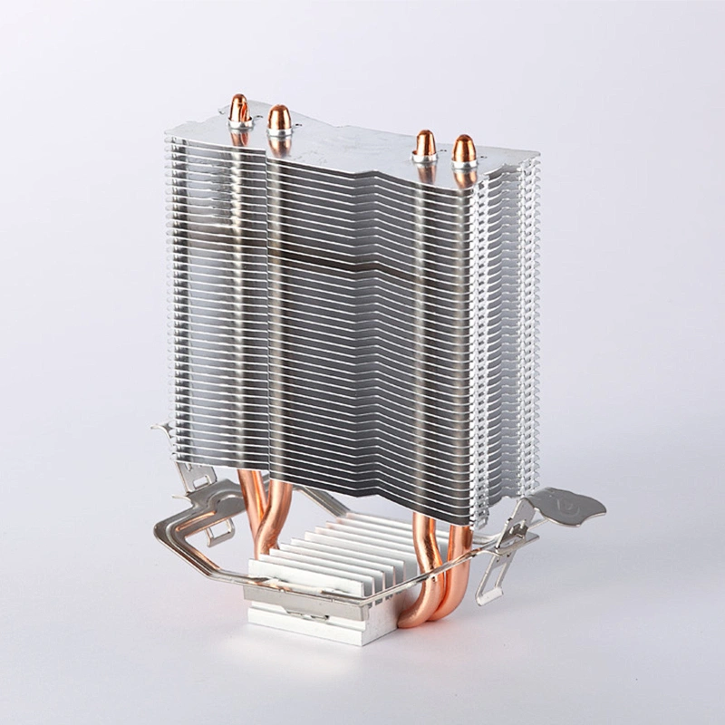Two Copper Pipe Aluminum Fin Heat Sink