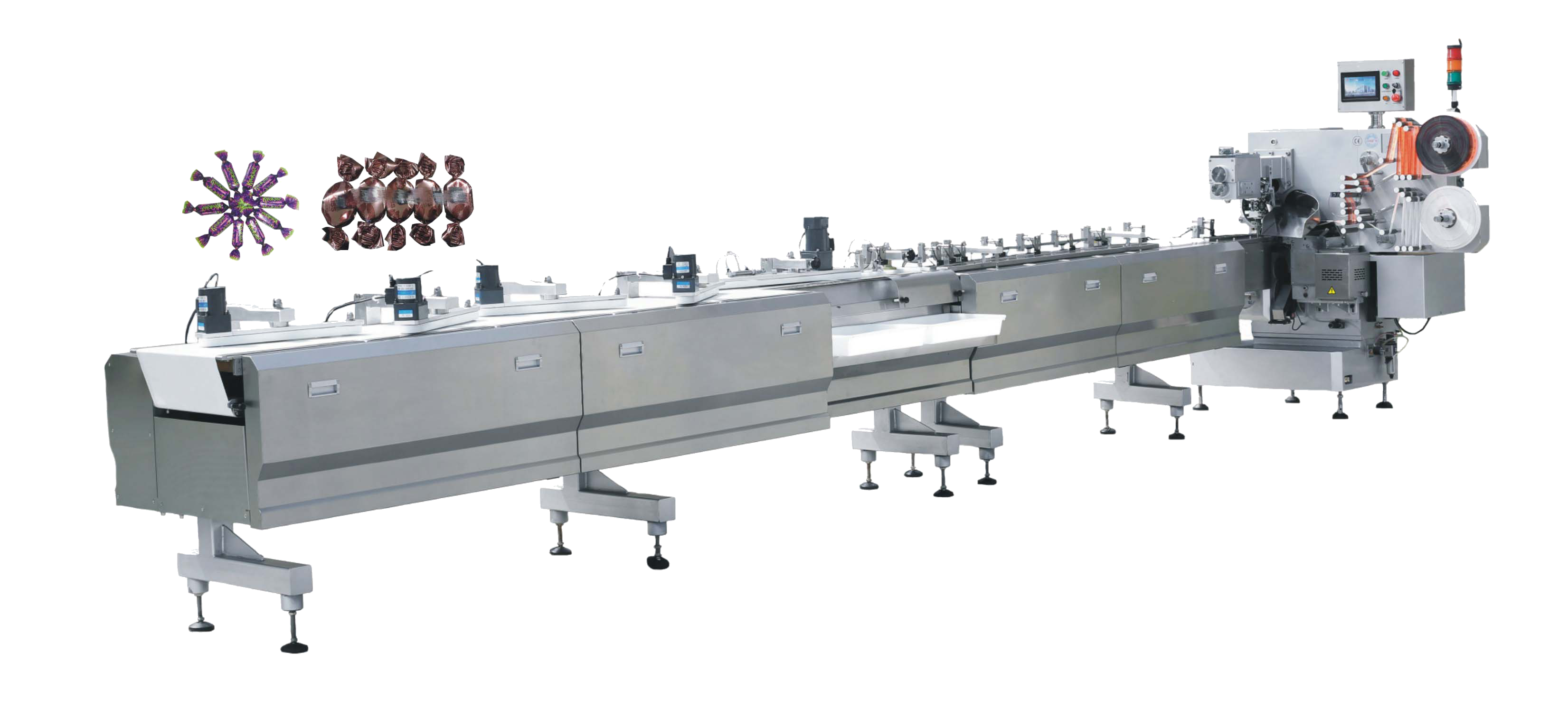 TK-S800X02/D820X02/Z710X02 Full Automatic Double-Twist/Single-Twist/Fold Packing Machine