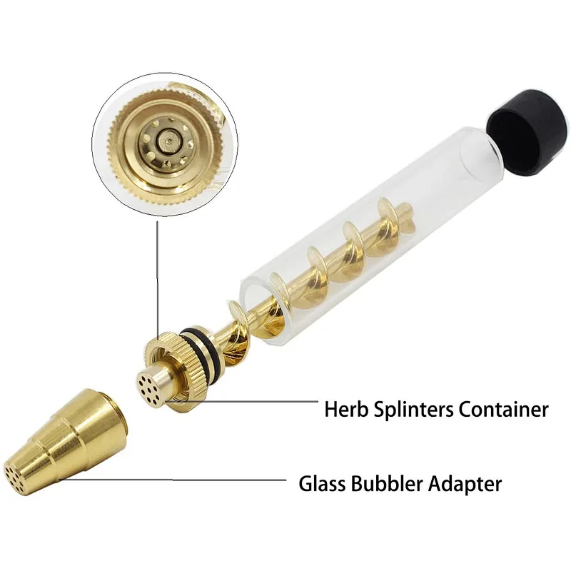 Glass cleaning kit extra large gift twisted glass blunt smoking accessories