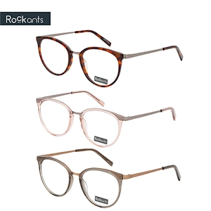China Wholesale round classic acetate optical eyeglasses frame Manufacture For Women Cheap Optical Frames