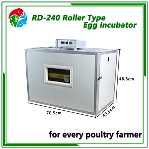 240 chicken roller egg incubator
