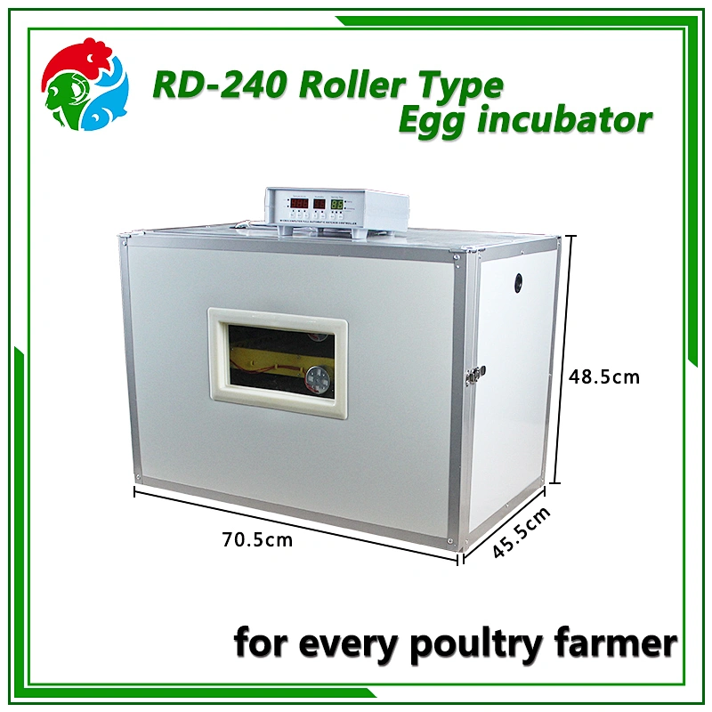 240 chicken roller egg incubator
