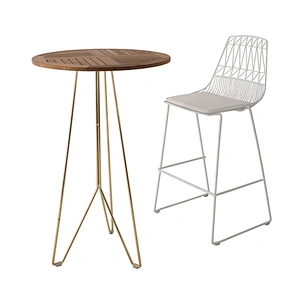 Metal bar stool