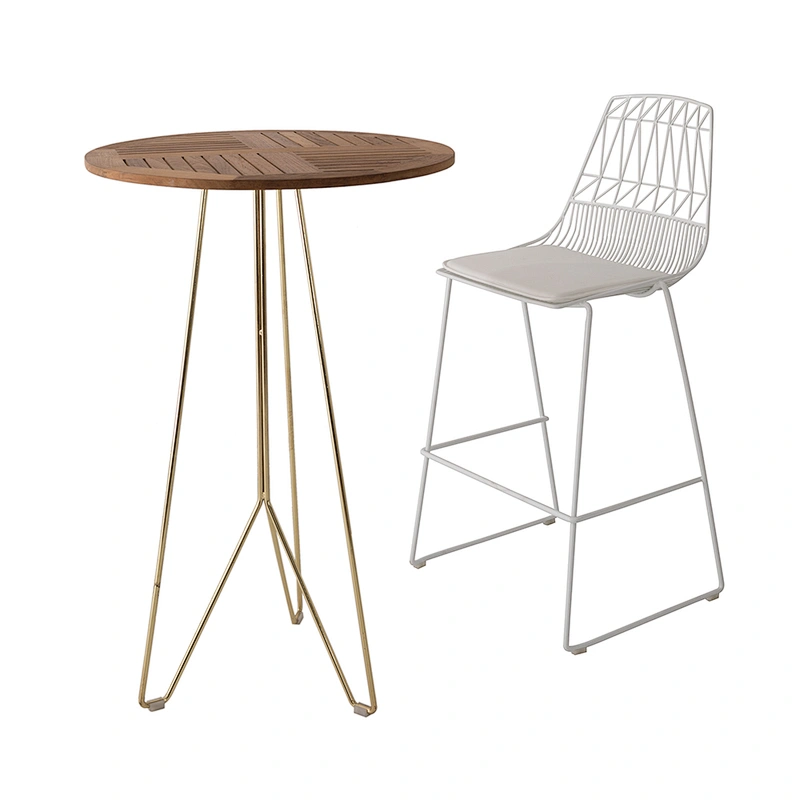 Metal bar stool
